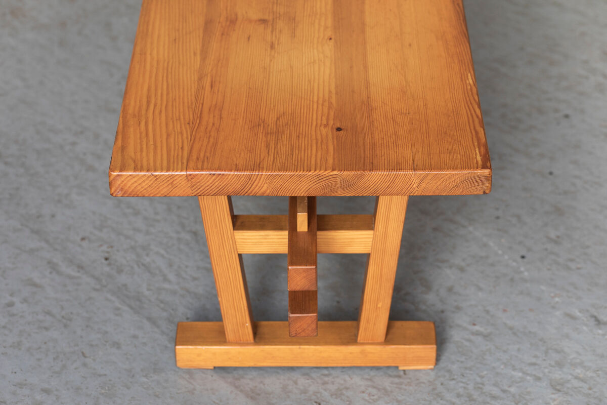 Dining set of 3 in solid oregon pine