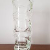 70s molded glass vase