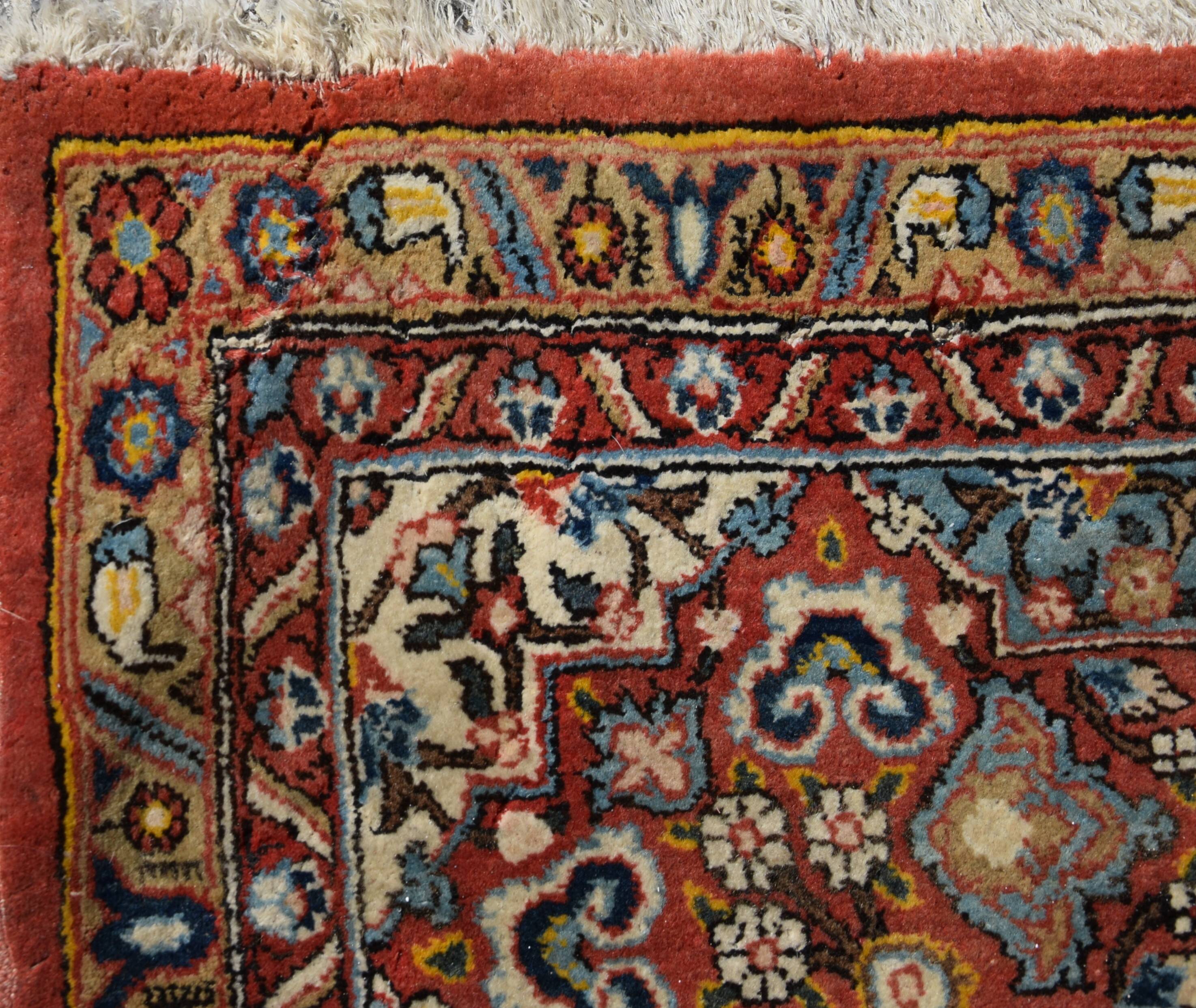 Iran GHOUM oriental rug - : 3.33 X 2.35 Meters -