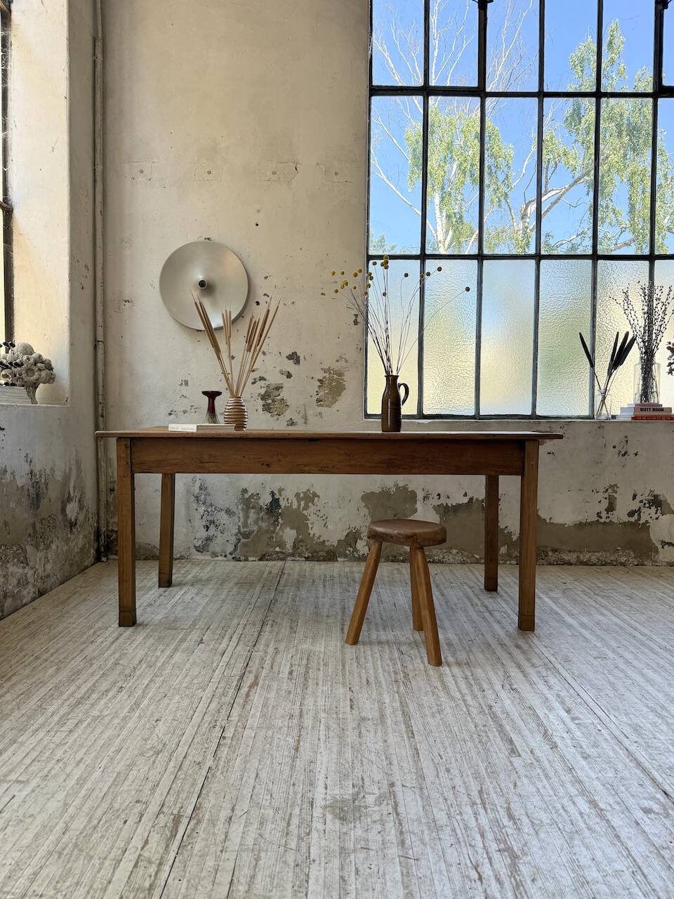 Cherry farmhouse table 1m8