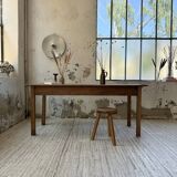 Table de ferme en cerisier