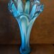 Grand vase cristal opaline turquoise