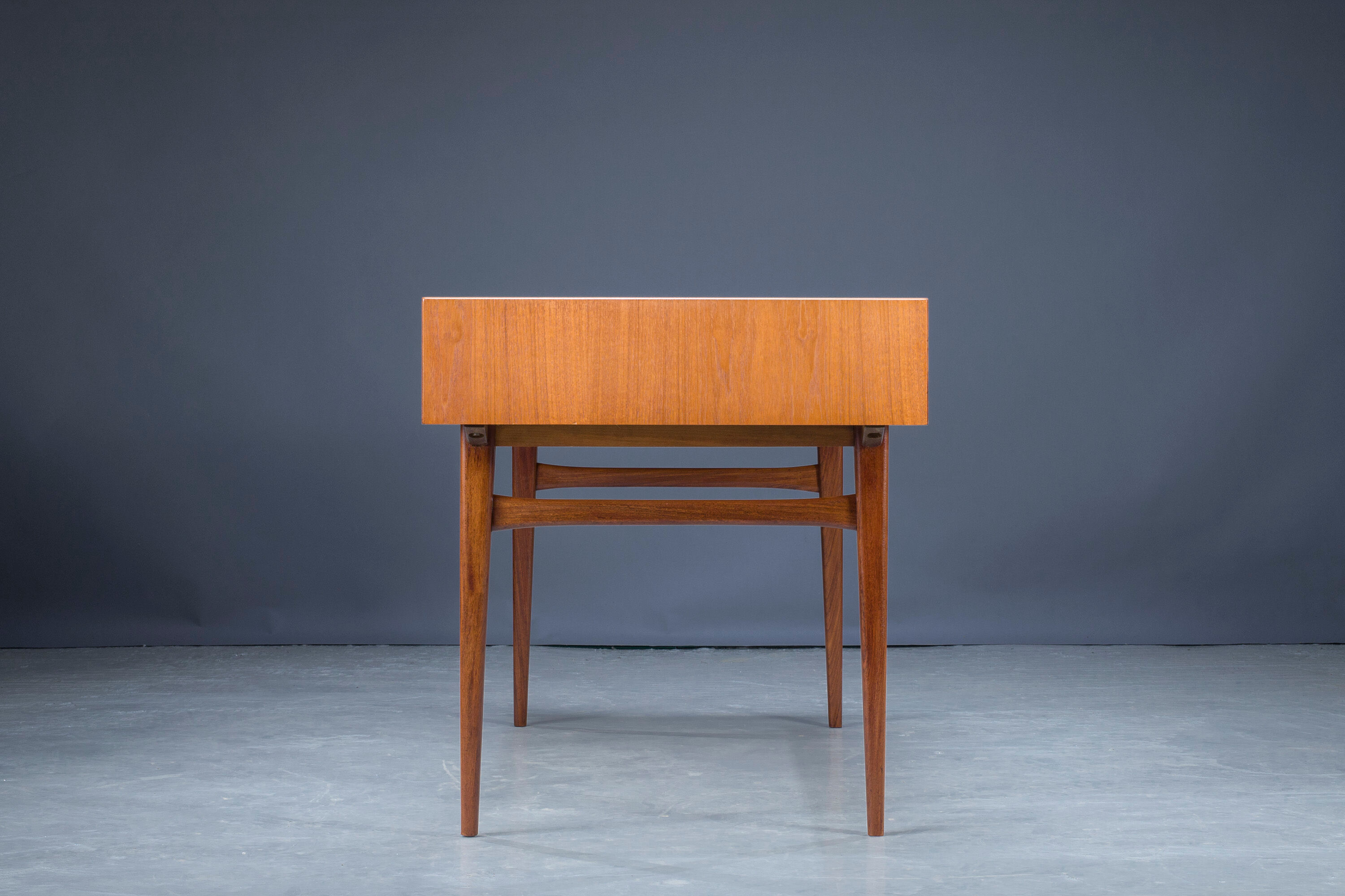 Mid-Century Teak Freestanding Desk from Bartels, 1960s