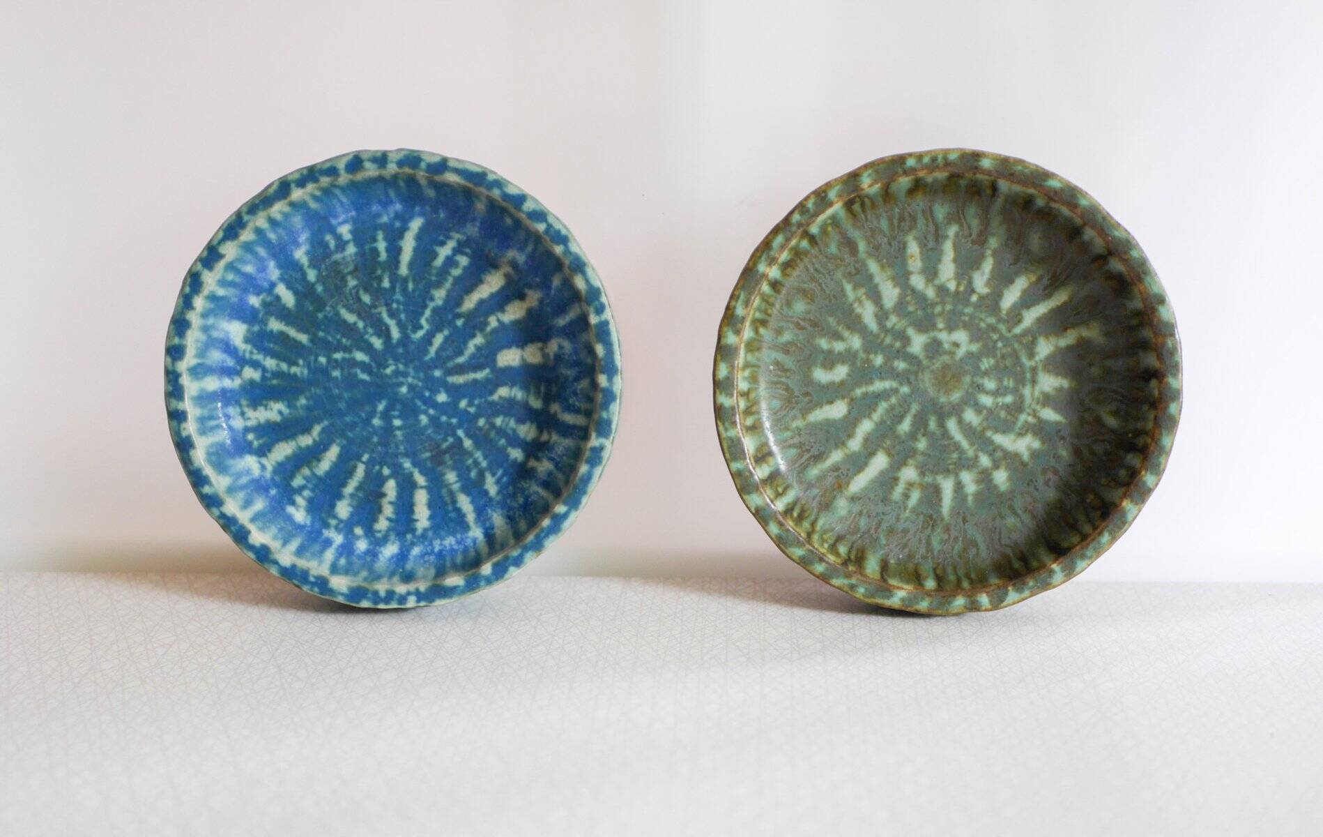 Scandinavian art pottery Birka bowls by Gunnar Nylund for Rörstrand, 1960s, set of 2