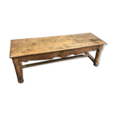 Banc chêne ancien 19eme