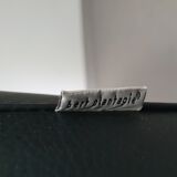 3 x rare armchair / model Turn / black leather / Bert Plantagie in mint condition.