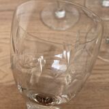 Set of 6 wine glasses