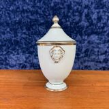 Superb Empire style drageoir in Paris porcelain from the late 19th century