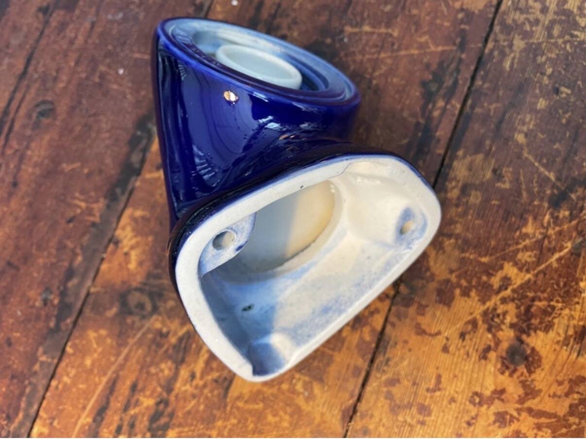 Set of 3 vintage ceramic bathroom lamps from Ifö of Sweden