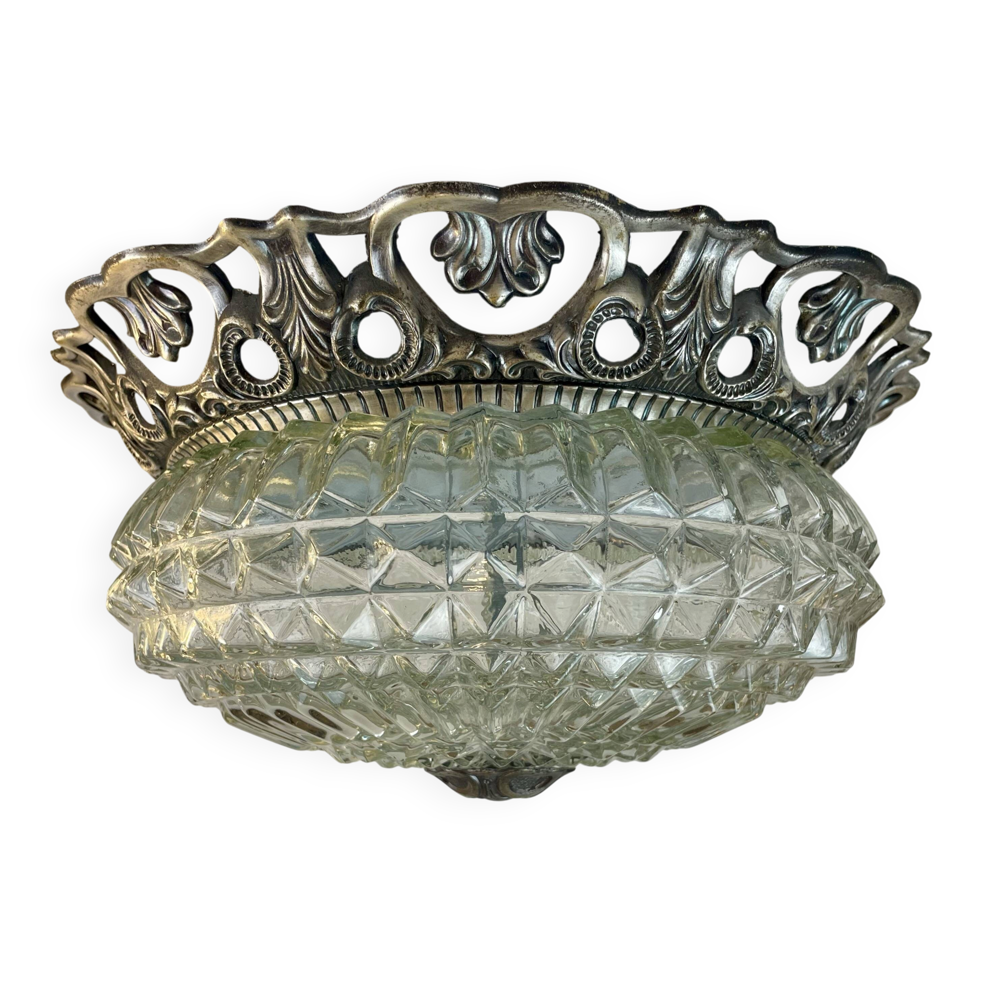 Ceiling Light Att. To Massive, Belgium, 1960s