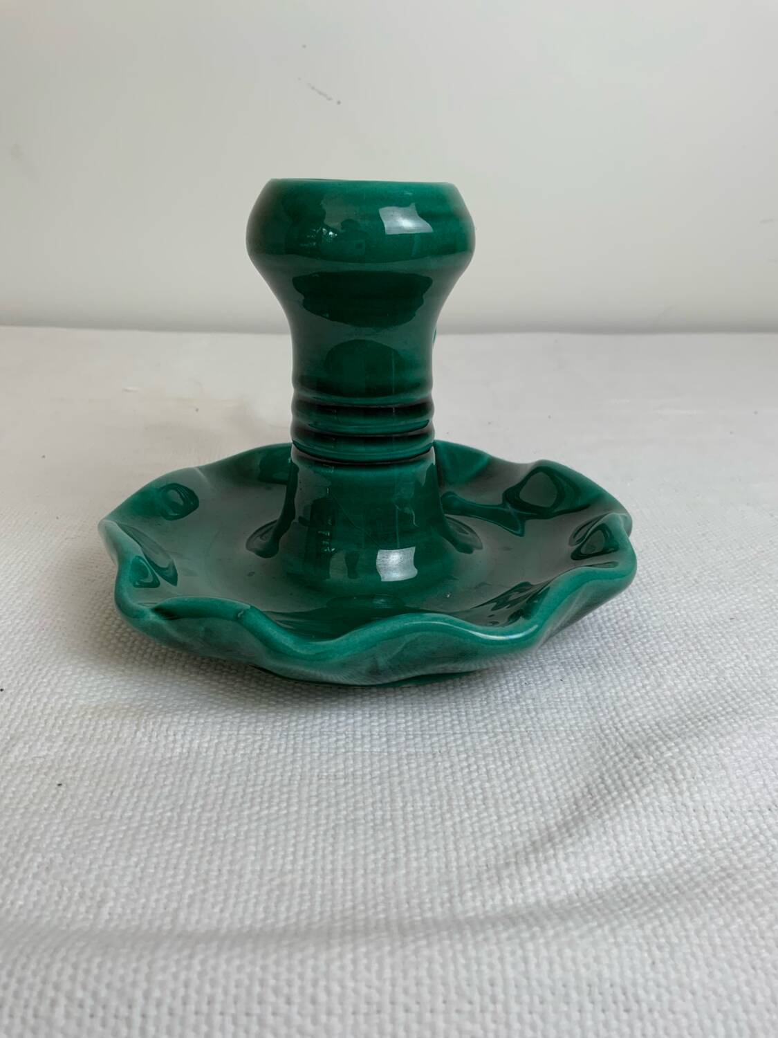 Vallauris ceramic candle holder