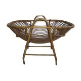 Berceau en rotin vintage
