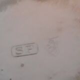 Silver table ashtray