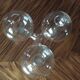 Series of 2 vintage blown glass soliflores