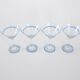 Set of martini glasses, Danish design, 1970s, manufactured in Denmark