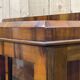English Chippendale walnut display cabinet from the 1930s