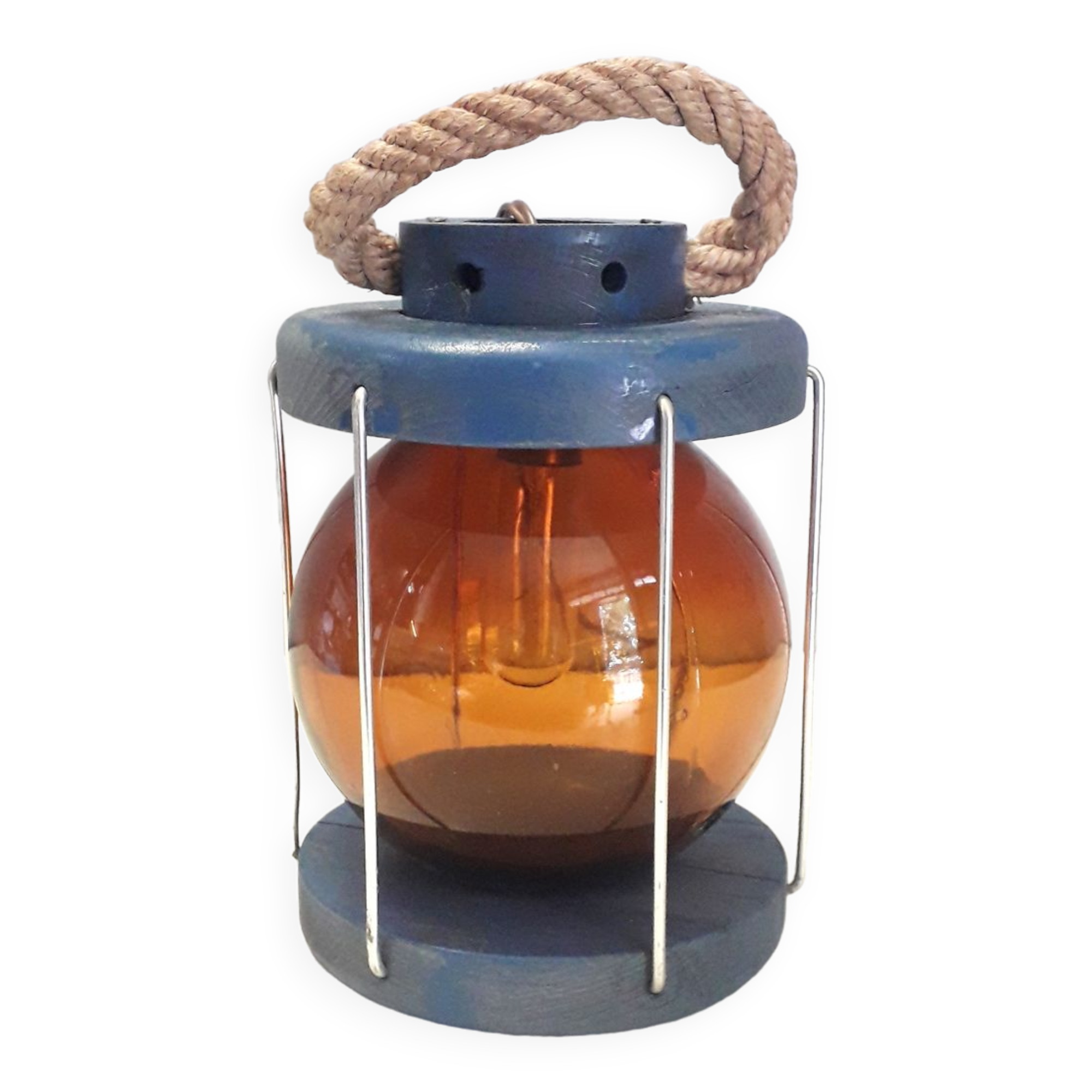 Old marine lamp fishing float boat 1960-70