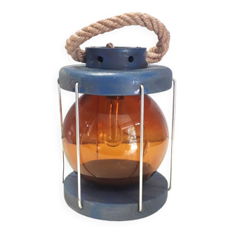 Old marine lamp fishing float boat 1960-70