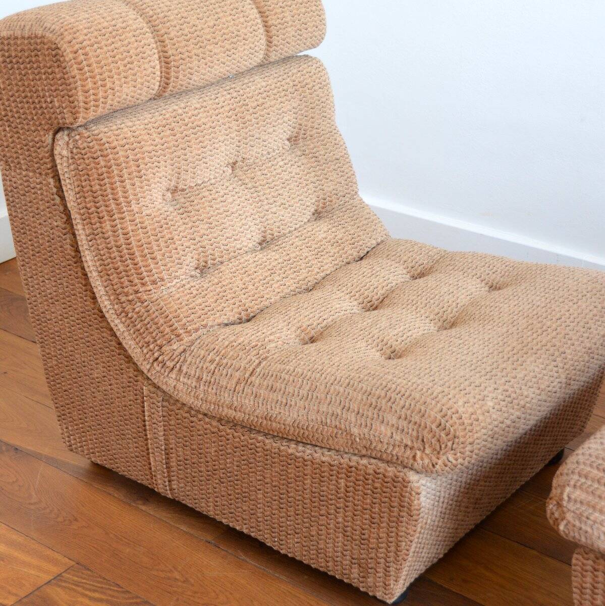 Pair of BEKA armchairs or sofa 1970s