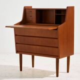 Restored teak bureau desk
