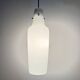 Mid-century grey glass pendant hanging lamp , 1960s Scandinavian