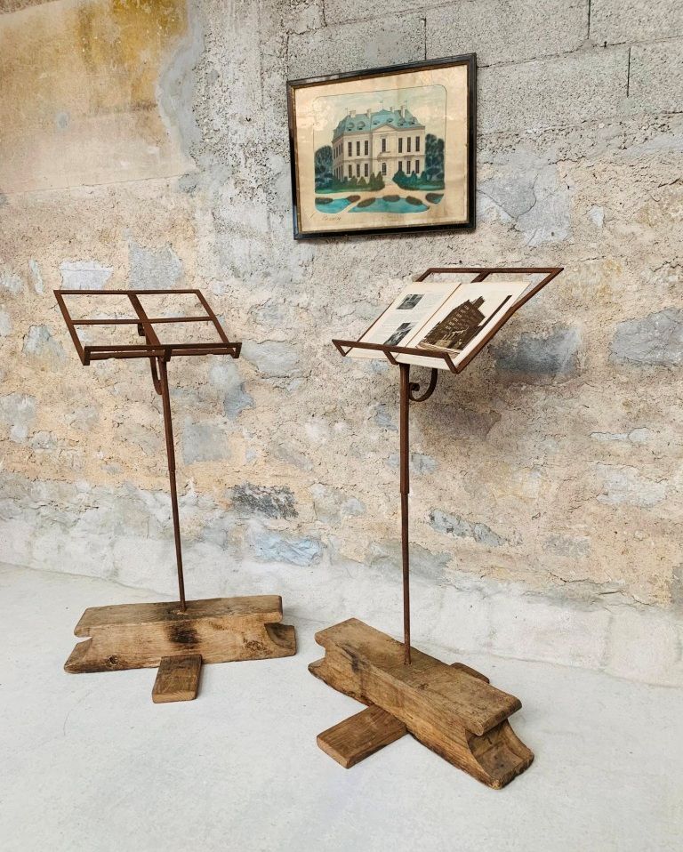 Ancient church lecterns reading pulpit 18th - 17th