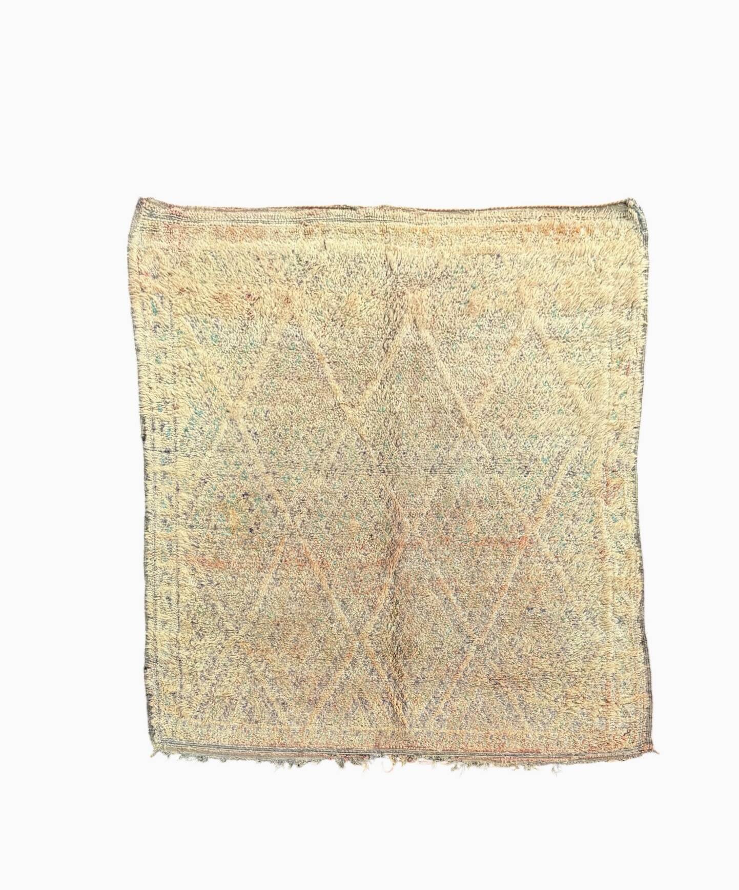 Vintage Boujaad Berber wool rug