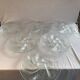 Series 6 old oyster plates Arcoroc moulded glass - vintage box