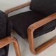 Set of 2 "Hombre" armchairs by Burkhard Vogtherr