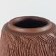Vintage Mid Century brutalist sgraffito decor ceramic vase