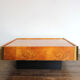 Table basse en loupe de bois pour Mario Sabot