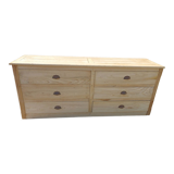 Trading counter 6 drawers in chestnut