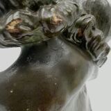 Old sculpture statue bust terracotta maternity mother child art deco 1930