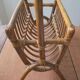 Mid century bamboo magazine rack, 1960s