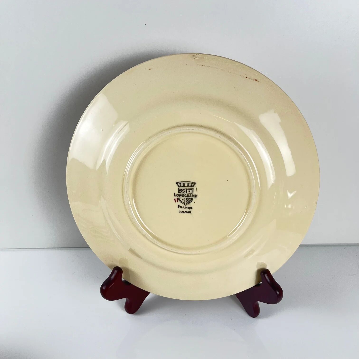 Set of 6 flat plates Longchamp model "Colmar"