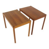 Set of 2 teak bedside tables, Sweden, 1960