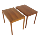 Set de 2 tables de chevet en teck, Suède, 1960