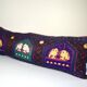 Vintage embroidered cushion cover 41x117 cm