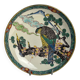 Japan, porcelain plate from Kutani with bird of prey decoration, 19th century.