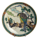 Japan, porcelain plate from Kutani with bird of prey decoration, 19th century.