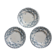 3 plates iron earth Paquerette de Longwy