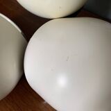 Pair of Hoffmeister cream and black spotlights 1960/1970