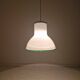 Large Italian Murano Cased Glass Pendant Light with Green Trim, 1970's