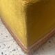 Velvet pouffe