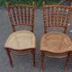 Série 4 chaises bistrot Fischel N109