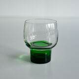 Suite of six aperitif glasses