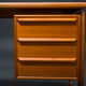 Mid-Century Teak Freestanding Desk from GV Møbler, 1970s