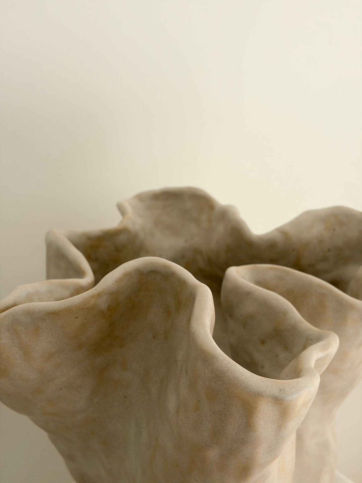 Handmade artisanal vase