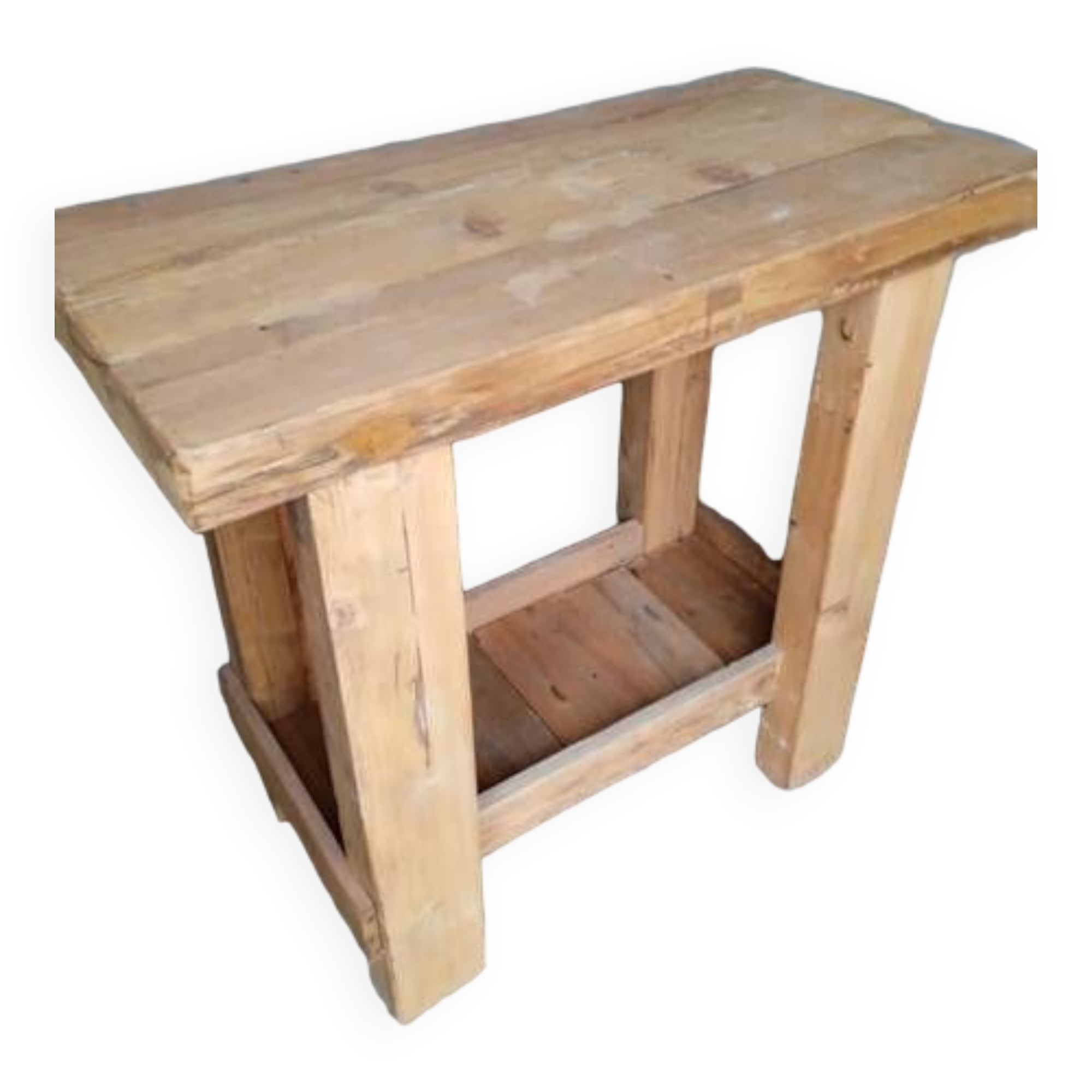 Workbench 90cm old solid wood