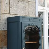 Renovated antique display cabinet